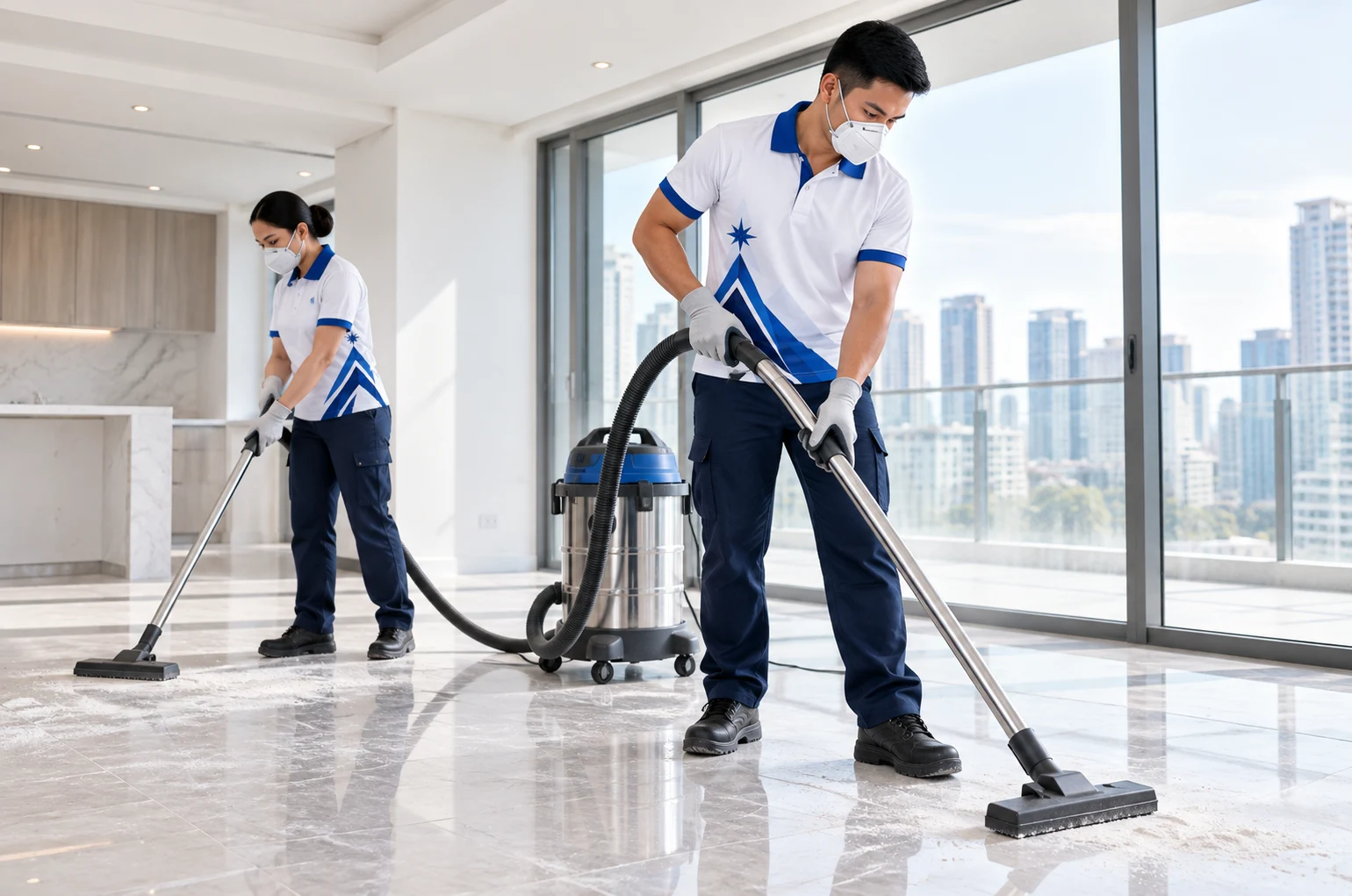 Illustrative post construction service