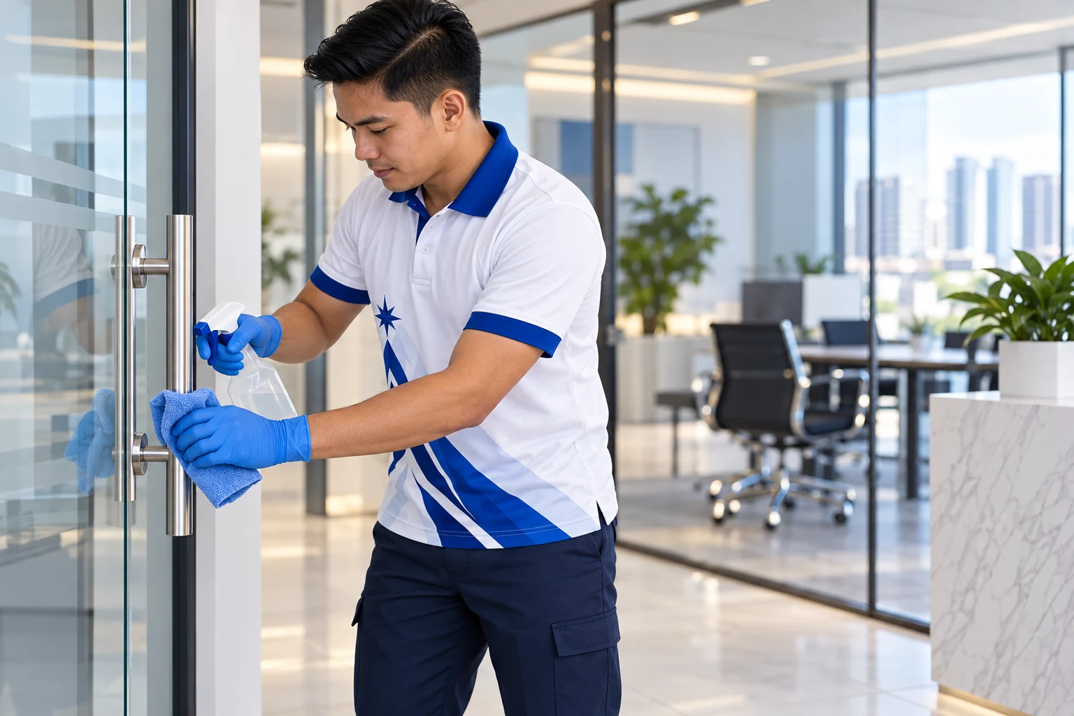 Illustrative sanitation service